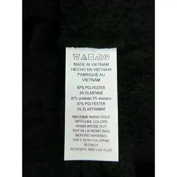 MICHAEL Michael Kors Womens L Ruffle Off-the-Shoulder Top In Black NWT $98 - Picture 4 of 4